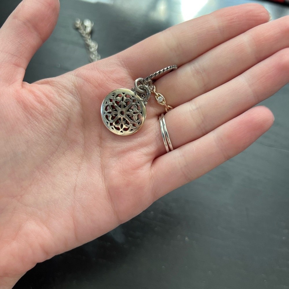 Brighton Silver Filigree Necklace and Ring Set - Picture 4 of 4